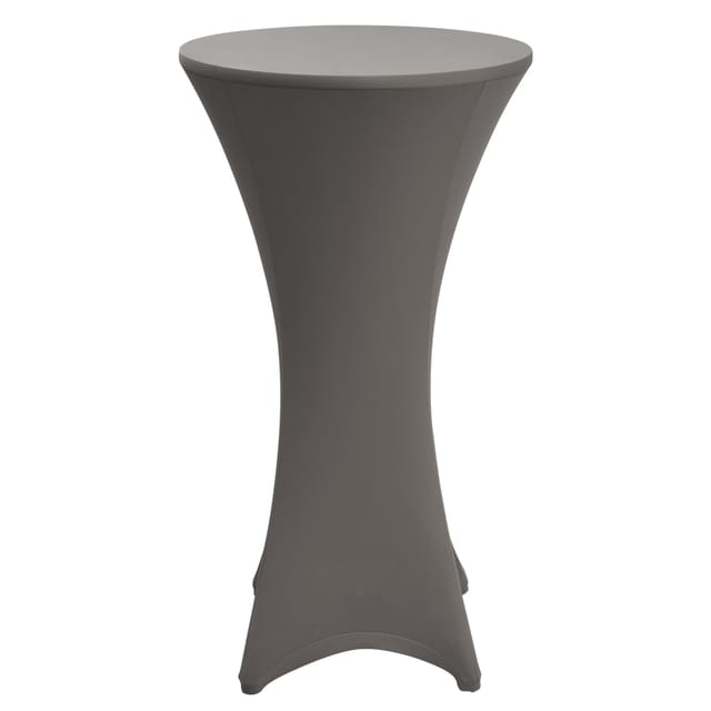 Beautissu Stretch Stehtisch Bistrotisch Husse ø70-75cm Anthrazit