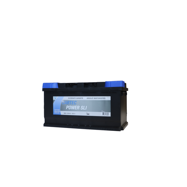 Cartec Autobatterie 'Power SLI' 12 V 95 Ah 800 A