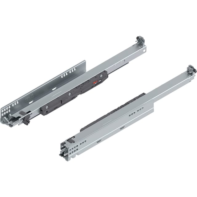 MOVENTO mit BLUMOTION S, Vollauszug, Führung, 40 kg, NL=520 mm, für Kupplung, links/rechts, verzinkt