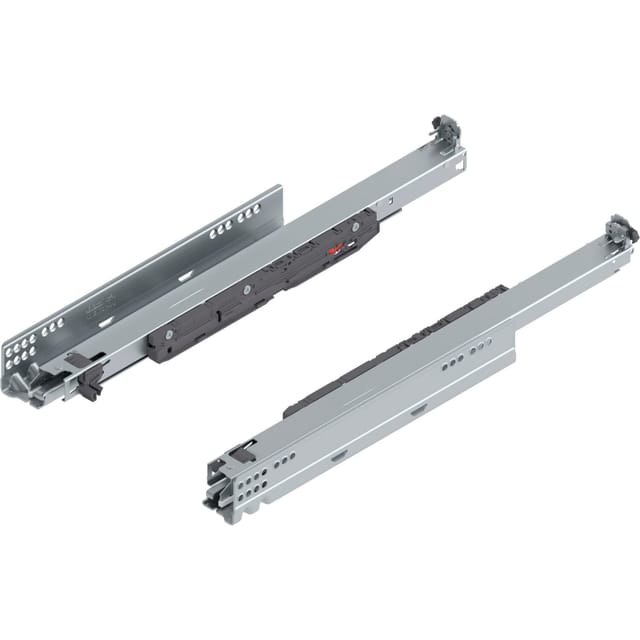 MOVENTO mit BLUMOTION S, Vollauszug, Führung, 40 kg, NL=480 mm, für Kupplung, links/rechts, verzinkt