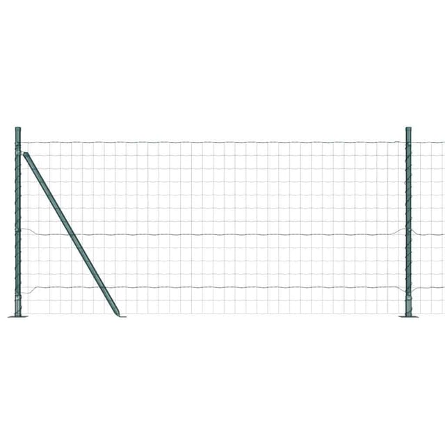 Maison Exclusive - Outdoor Euro Zaun Mit Betonsockel 10 X 0,8 M G