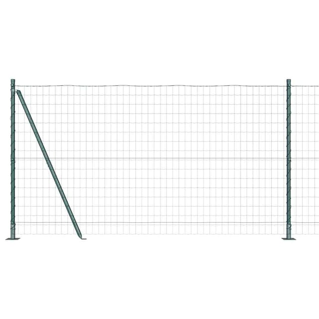 Maison Exclusive - Outdoor Euro Zaun Mit Betonsockel 10 X 1,2 M G