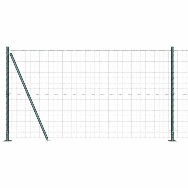 Maison Exclusive - Outdoor Euro Zaun Mit Betonsockel 25 X 1,2 M G