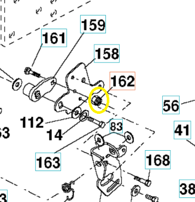 Lth130 Husqvarna Mutter 873680400