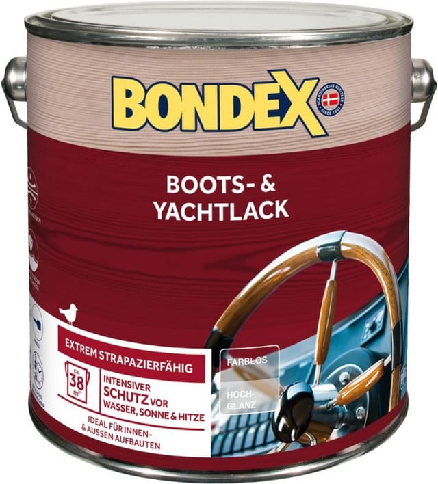 Bondex Boots- Und Yachtlack Farblos 2,5 L - 454374