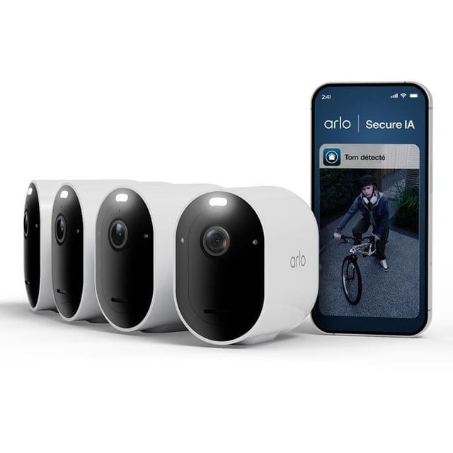 Überwachungskamera - Arlo - Pro 6 2k+ Set Mit 4 Kameras