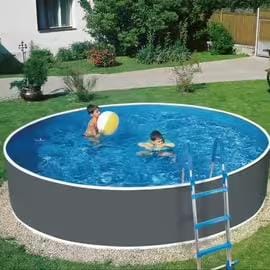 Pool Azuro Rund Graphit 360 Cm 12 M³
