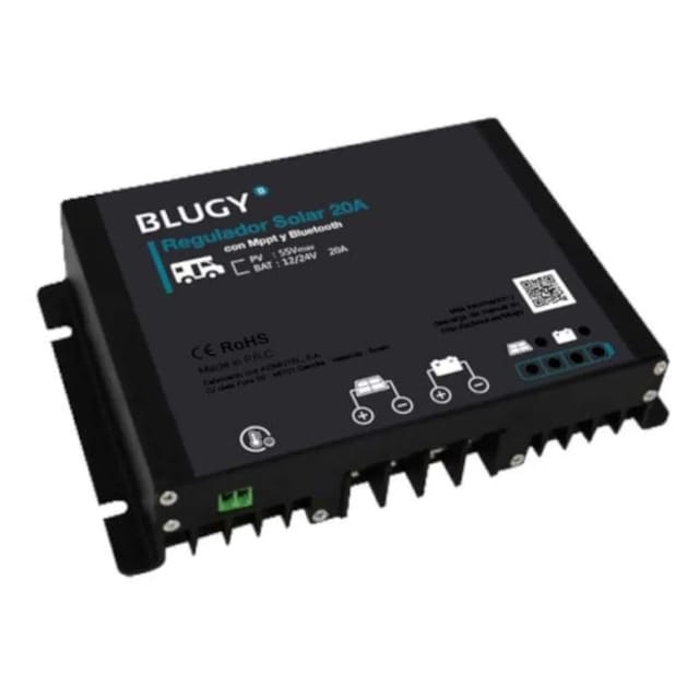 Solarregler Blugy Mppt Bluetooth 20a 12 24v