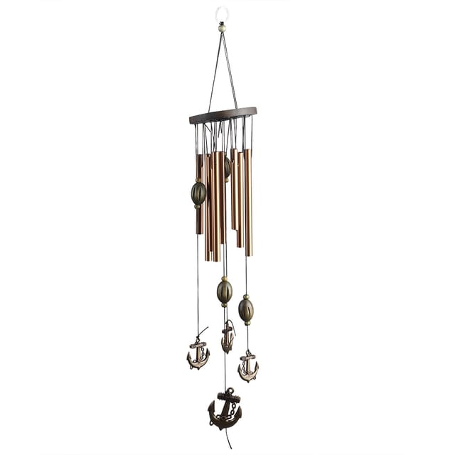Hängendes Windspiel Aus Kupferlegierungsrohr Für Die Dekoration Von Schlafzimmer, Hof Und Garten Im Freien G953a.