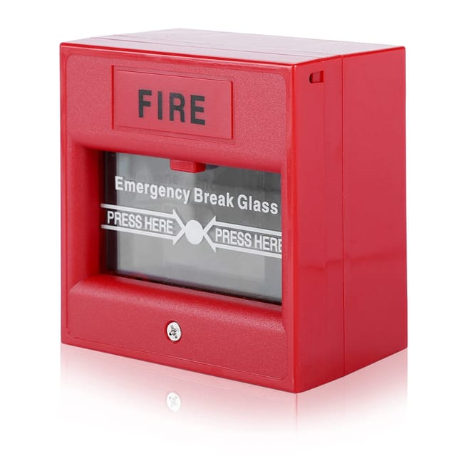 Alarmknopf, Kunststoff-alarmknopf Für Das Familienbüro, Feueralarm-entriegelungsknopf Für Den Notausgang.