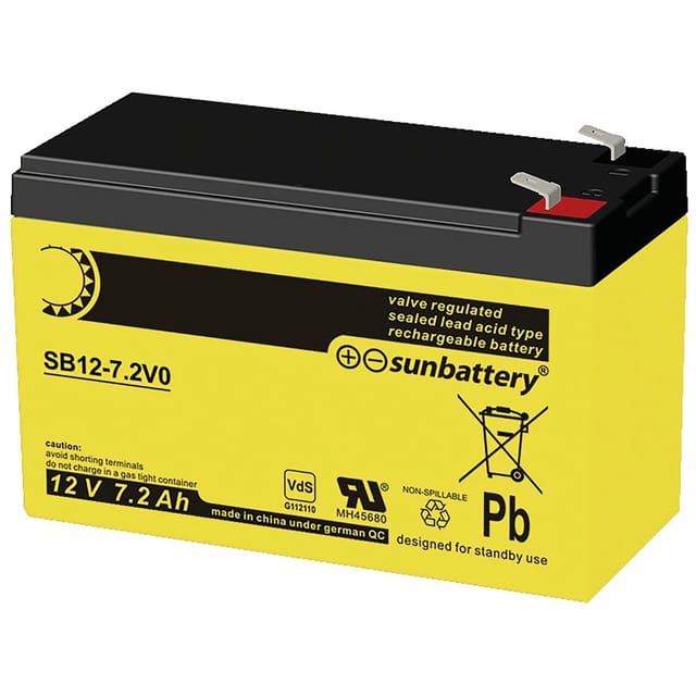 Akku Abus Bt2070 12 V 7 Ah Dicht Langlebig