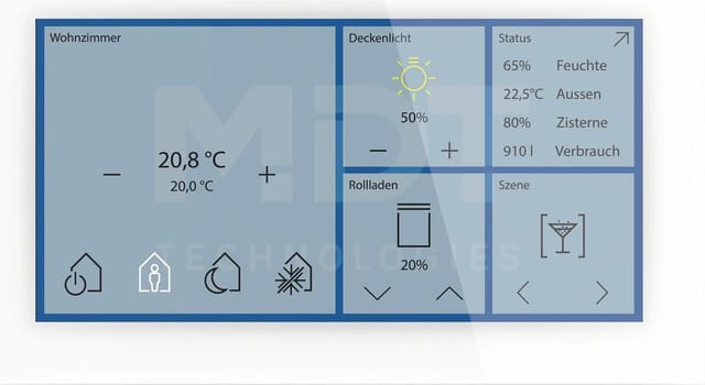 Touchpanel Mdt Be-gts06tw.01s 6 Zoll Knx Kompatibel