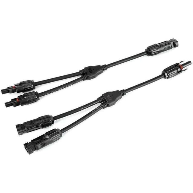 Par De Conectores Tipo Y Für Cable Solar Fotovoltaico, Cable Für Panel Solar, Conectores Macho Hembra M/f/f Y F/m/m, Conectores De Derivación Y2-1, Conectores Fotovoltaicos En Forma De Y.