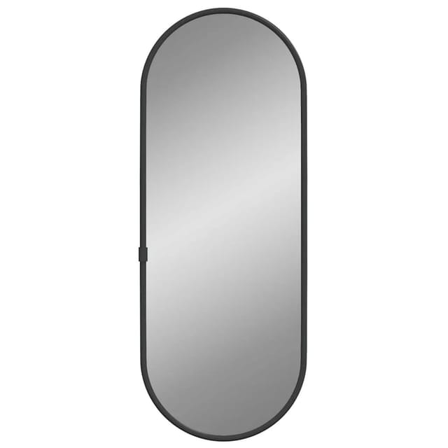 vidaXL Wandspiegel Schwarz 40x15 cm Oval 348202