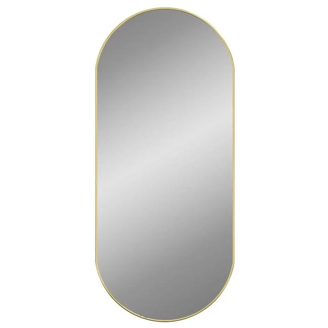 vidaXL Wandspiegel Golden 100x45 cm Oval 348201