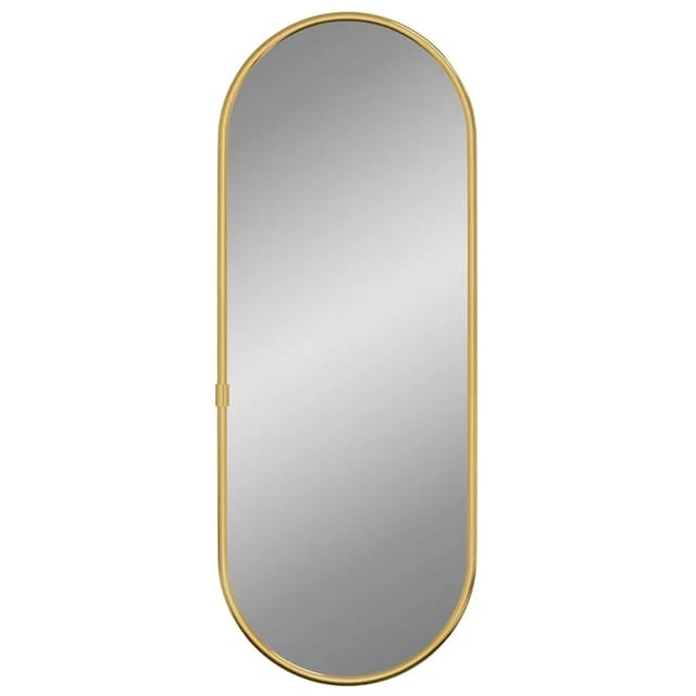 vidaXL Wandspiegel Golden 40x15 cm Oval 348195