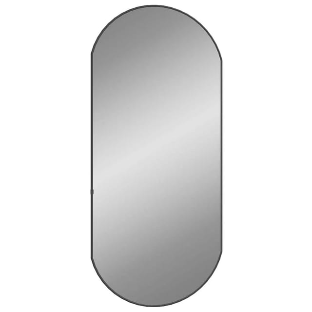vidaXL Wandspiegel Schwarz 90x40 cm Oval 348207