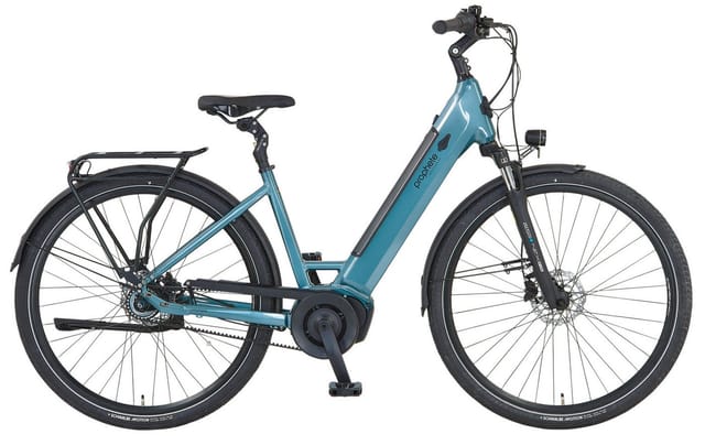 Prophete City E-Bike Geniesser 5.0 Damen AEG Mittelmotor Blau 28 Zoll