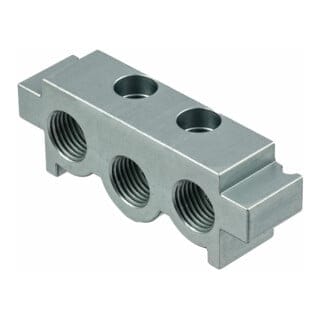 Riegler Eingangsplatte mit Dichtungen, G 1/4, Grundplattensystem
