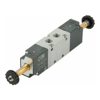 Riegler 5/2-Wegeventil »BASIC«, elektropneumatisch, bistabil, G 1/8