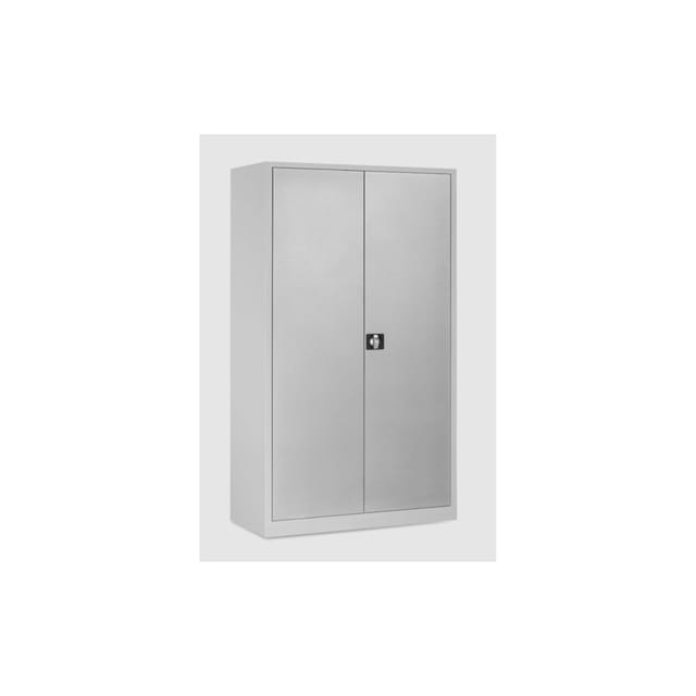 STIER Universalschrank 1950 x 1200 x 420 mm lichtgrau verschweißt mit 4 Fachböden