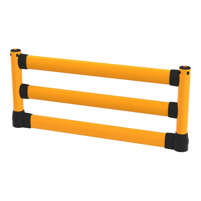 BLACK BULL FLEX+ Rammschutz-Geländer L-Line mit Unterfahrschutz Starter-Set