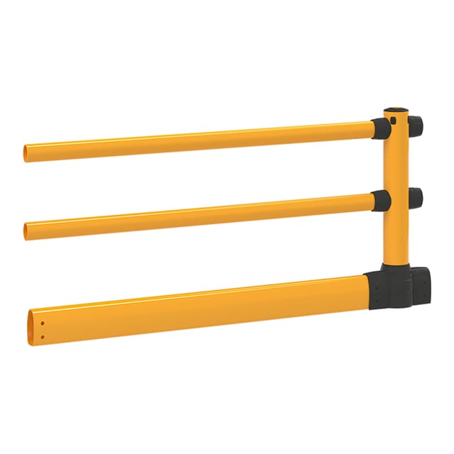 BLACK BULL FLEX+ Rammschutz-Geländer S-Line mit Unterfahrschutz Mittel-Erweiterung