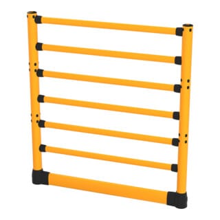 BLACK BULL FLEX+ Rammschutz-Geländer High-Line mit Unterfahrschutz Pfosten Ecke