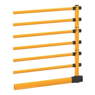 BLACK BULL FLEX+ Rammschutz-Geländer High-Line mit Unterfahrschutz Mittel-Erweiterung