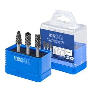 PFERD Tungsten carbide burrs 1807 STEEL 3TLG HC-FEP