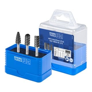 PFERD Tungsten carbide burrs 1907 INOX 3TLG HC-STS