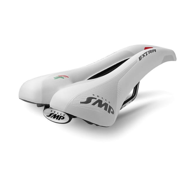Rennrad-Fahrradsattel Extra, weiß