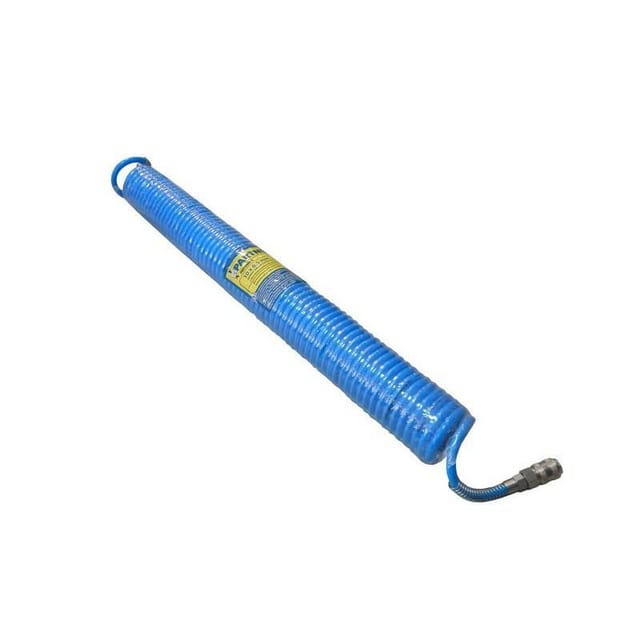 Polyurethan-spiralschlauch 6,5 Mm X 10 M Mit 1/4"-schnellkupplungen (max. Druck 15 Bar)