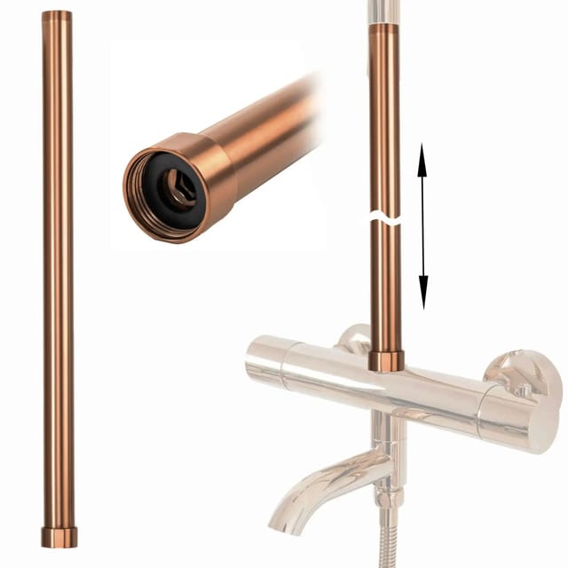 Verlängerung Für Bade-duschgarnitur Rea Brush Copper