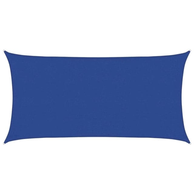 Sonnensegel 160 G/m² Blau 2x3,5 M Hdpe Vidaxl