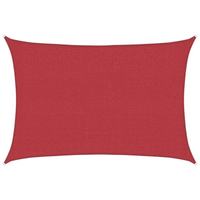 Sonnensegel 160 G/m² Rot 2,5x4 M Hdpe Vidaxl