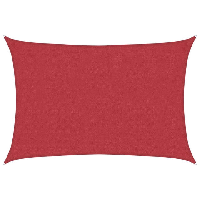 Sonnensegel 160 G/m² Rot 5x6 M Hdpe Vidaxl