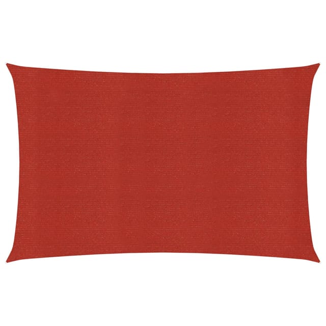 Sonnensegel 160 G/m² Rot 6x7 M Hdpe Vidaxl