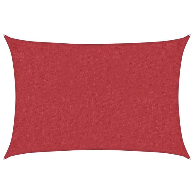 Sonnensegel 160 G/m² Rot 2x3 M Hdpe Vidaxl