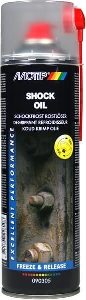 Motip Schocköl -30 Grad Schraubengefrierschrank 500ml Rostentferner Kriechöl