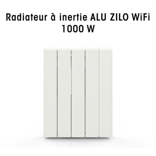 Elektrischer Heizkörper Batilec Zilo 1000w Trockeninertietechnik
