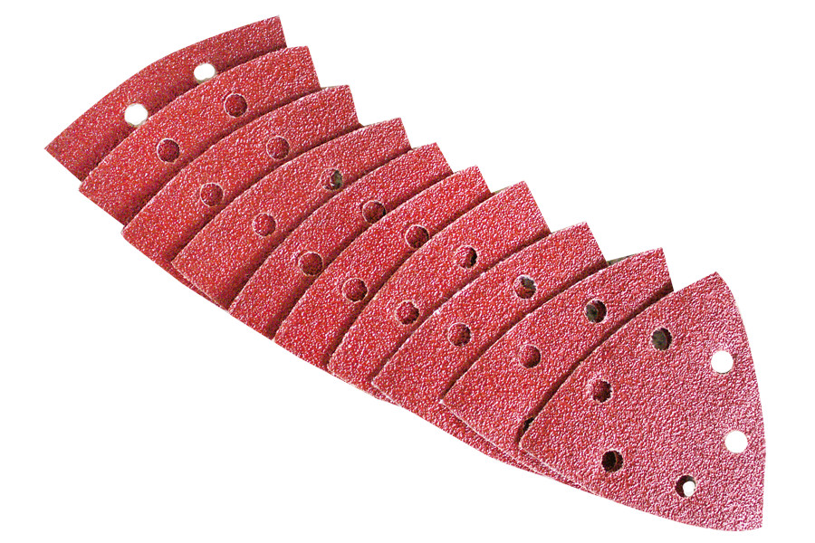 10x Deltaschleifer Schleifpapier Klett 95mm Körnung 320 Bild 2