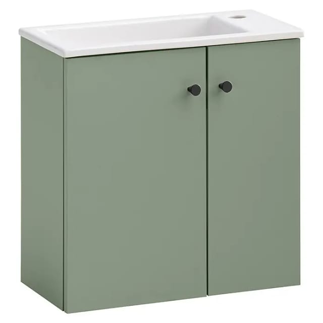 SCHILDMEYER Gäste-Waschplätze »Ebba«, (BxHxT): 50 x 51,4 x 25 cm, Pistazie - gruen