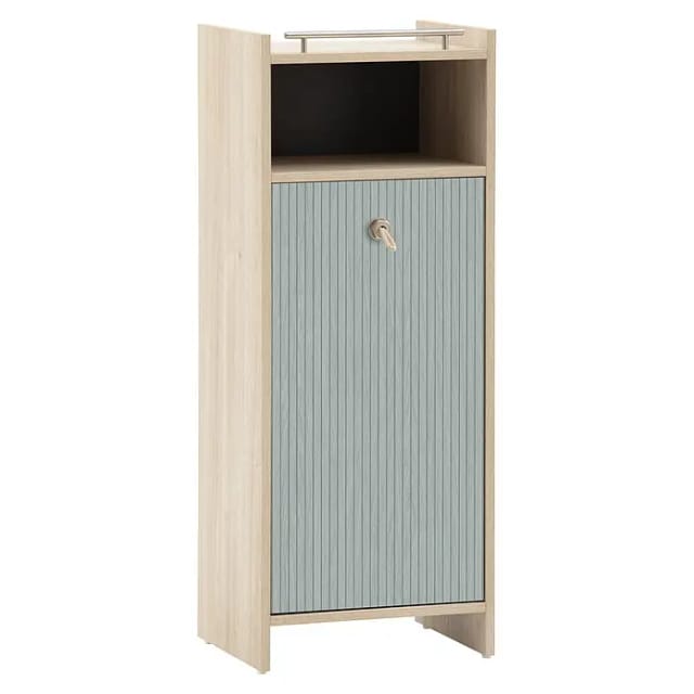 SCHILDMEYER Highboard »Sonderby«, (BxHxT): 40,2 x 104,2 x 33 cm, eiche - blau