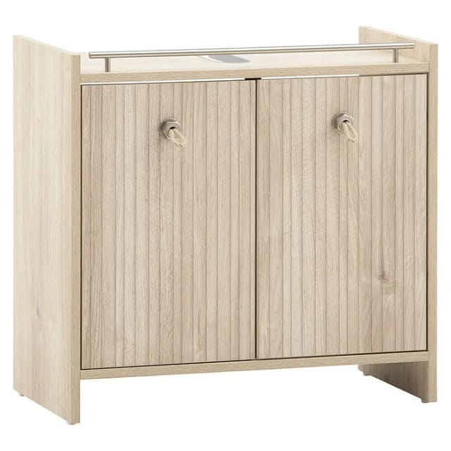 SCHILDMEYER Waschbeckenunterschrank »Sonderby«, (BxHxT): 65 x 62,6 x 33 cm, eiche - braun