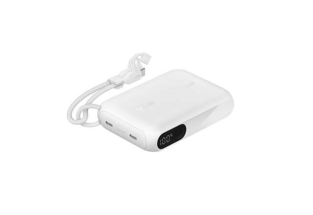 Belkin BoostCharge power bank - with display - 24 pin USB-C - 20 Watt - 10000 mAh