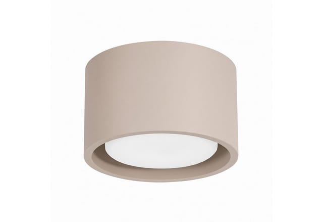 SOLLUX lighting Deckenleuchte Plafond MODO 1 taupe Gx53, Nicht enthalten