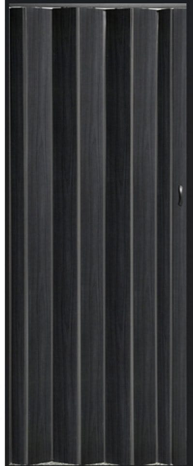 Vivaldi Falttür Schiebetür Türbreite bis 71 cm Farbe Schwarz H. 203 cm pi black Neu (1 Set, 1-St., teils vormontiert), teils vormontiert