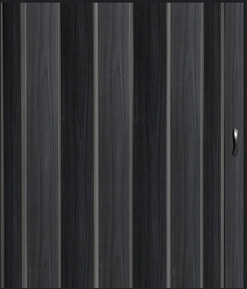 Vivaldi Falttür Schiebetür Türbreite bis 71 cm Farbe Schwarz H. 203 cm pi black Neu (1 Set, 1-St., teils vormontiert), teils vormontiert Bild 2