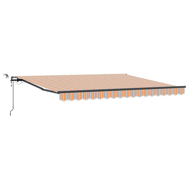 Ausziehbare Markise Mehrfarbig 400 X 350 Cm Polyester Vidaxl